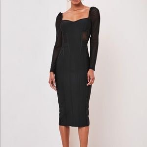 Bandage Bodycon Midi Dress
